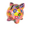 Pomme Pidou Money Bank Spardose Petit Sparschwein Rosie Bunte Blümchen