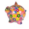 Pomme Pidou Money Bank Spardose Petit Sparschwein Rosie Bunte Blümchen