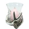 Deko Kerzenhalter Teelichthalter Windlicht Geweihhalter mit Glas – Bild 7