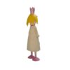 Pape Deko Figur Blechpuppe Little Prinzessin Zartgelb mit Herz 11cm Handarbeit