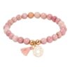 Armband HCA Stones of nature rosevergoldet Thulit Mandala der Liebe
