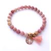Armband HCA Stones of nature rosevergoldet Thulit Mandala der Liebe