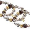 Biba Armband Crystal Perlen & Natur Stein Braun Damen Armband Biba Anhänger Gold