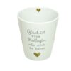 Krasilnikoff Kaffeebecher Kaffeetasse Sprüche Tasse Mug Cup Glück ist eine Kollegin wie dich zu haben