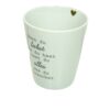 Krasilnikoff Kaffeebecher Sprüche Tasse Mug Cup Wenn du liebst was du hast hast du alles was du brauchst