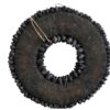 Couronne Wandkranz Deko Kranz Naturkranz Bakuli Wreath Black 40 ∅