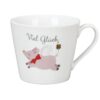 Krasilnikoff Henkeltasse Kaffeetasse Sprüche Tasse Viel Glück