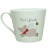Krasilnikoff Henkeltasse Kaffeetasse Sprüche Tasse Viel Glück