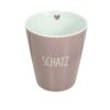 Krasilnikoff Kaffeebecher Sprüche Tasse Mug Cup Schatz