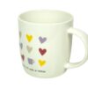 Grafik Werkstatt Henkelbecher Kaffeebecher Sprüchetasse Kaffee ist Liebe in Tassen