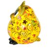 Pomme Pidou Spardose Money Bank Eule Olive Gelb Blumen