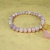 Biba Armband Crystal Pastell Perlen Damen Armband Troddel Rosa Stern Anhänger Gold