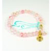 Biba Armband Crystal Perlen Damen Armband Muschel Anhänger Gold
