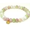 Biba Armband Crystal Perlen Grün Damen Armband Anhänger Gold