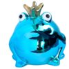 Pomme Pidou Spardose Money Bank Frosch Freddy Metallic Türkis