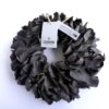 Couronne Deko Kranz Naturkranz Palm Petal Wreath Dark Grey Wash 25cm∅ Handarbeit