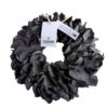 Couronne Deko Kranz Naturkranz Palm Petal Wreath Dark Grey Wash 25cm∅ Handarbeit