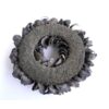 Couronne Deko Kranz Naturkranz Palm Petal Wreath Dark Grey Wash 25cm∅ Handarbeit