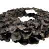 Couronne Dekokranz Wandkranz Türkranz Naturkranz Handarbeit Coco Flower Black 40 ∅