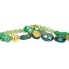 Biba Armband Vintage Retro Crystal Perlen Mix Duo Damen Armband Anhänger Gold 18mm