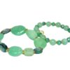 Biba Armband Vintage Retro Big Crystal Perlen Mix Duo Damen Armband Anhänger Gold