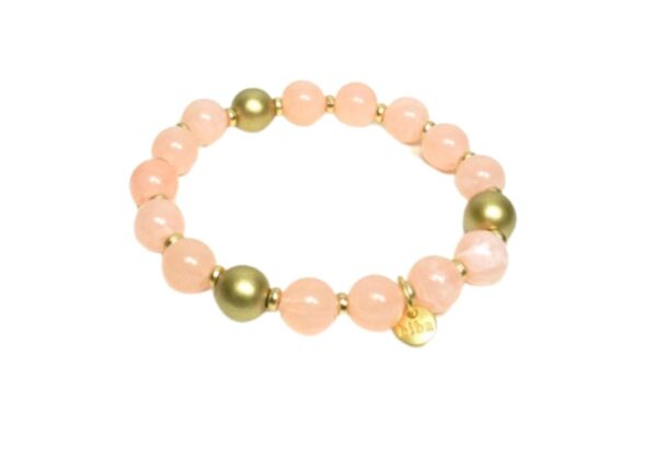 Biba Armband Perlen Mix Rose Gold Damen Armband Anhänger Gold