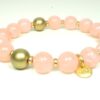 Biba Armband Perlen Mix Rose Gold Damen Armband Anhänger Gold