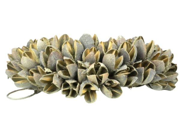 Couronne Dekokranz Wandkranz Naturkranz Handarbeit Bakuli Wreath Grey Wash 20cm ∅