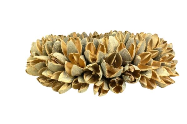 Couronne Dekokranz Wandkranz Naturkranz Handarbeit Bakuli Wreath Latte 20cm ∅