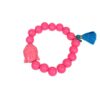 Damen Armband Pink Buddha Troddel Perlen Modeschmuck Armband