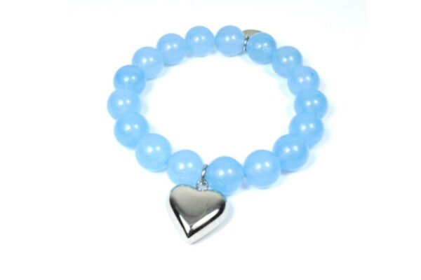 Damen Armband Heart Blues Perlen Modeschmuck Armband