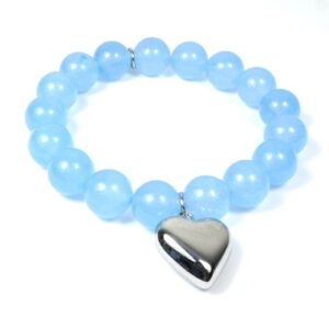 Damen Armband Heart Blues Perlen Modeschmuck Armband