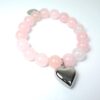Damen Armband Heart Rose Perlen Modeschmuck Armband