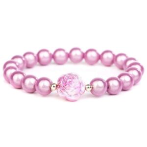Damen Armband Magic Beads Rose Perlen Modeschmuck Armband