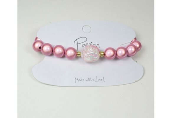 Damen Armband Magic Beads Rose Perlen Modeschmuck Armband