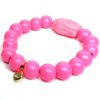 Damen Armband Neon Pink Buddha Perlen Modeschmuck Armband