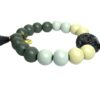 Damen Armband Grey Black Troddel Buddha Perlen Modeschmuck Armband