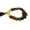 Damen Armband Braun Beige Buddha Troddel Perlen Modeschmuck Armband