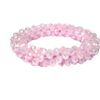 Damen Armband Crystal Perlen facettiert Rosa Modeschmuck Armband