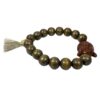 Damen Armband Holz Braun Beige Buddha Troddel Perlen Modeschmuck Armband