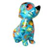 Pomme Pidou Spardose Money Bank Dackel Hund Opal Blau