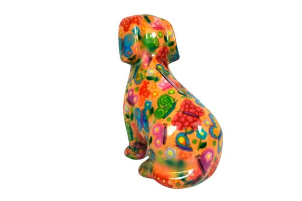 Pomme Pidou Spardose Money Bank Dackel Hund Opal Orange