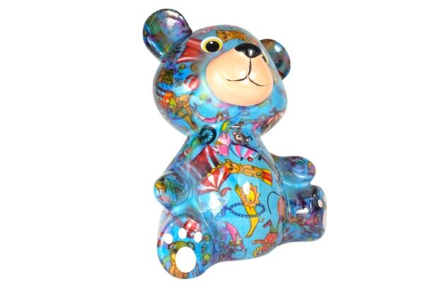 Pomme Pidou Spardose Money Bank Teddy Bär Bärchen Toto Hellblau