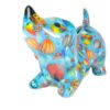 Pomme Pidou Spardose Money Bank Dackel Hund Filou Hellblau