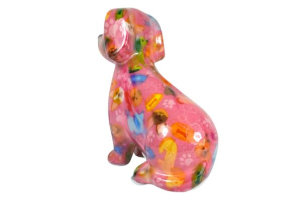 Pomme Pidou Spardose Money Bank Dackel Hund Opal Rosa