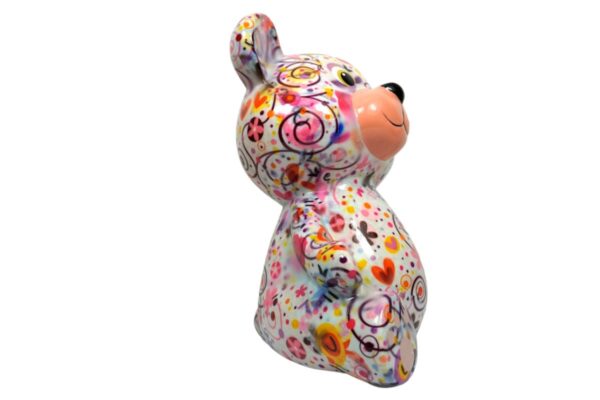 Pomme Pidou Spardose Money Bank Teddy Bär Bärchen Toto Rosa Weiß