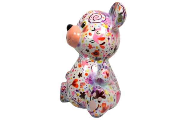 Pomme Pidou Spardose Money Bank Teddy Bär Bärchen Toto Rosa Weiß