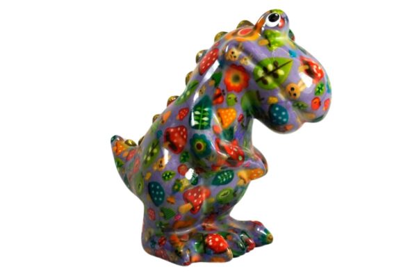 Pomme Pidou Spardose Money Bank Dinosaurier Dino Tito Lila