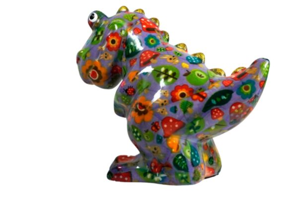 Pomme Pidou Spardose Money Bank Dinosaurier Dino Tito Lila