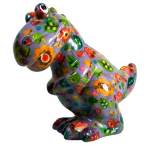 Pomme Pidou Spardose Money Bank Dinosaurier Dino Tito Lila